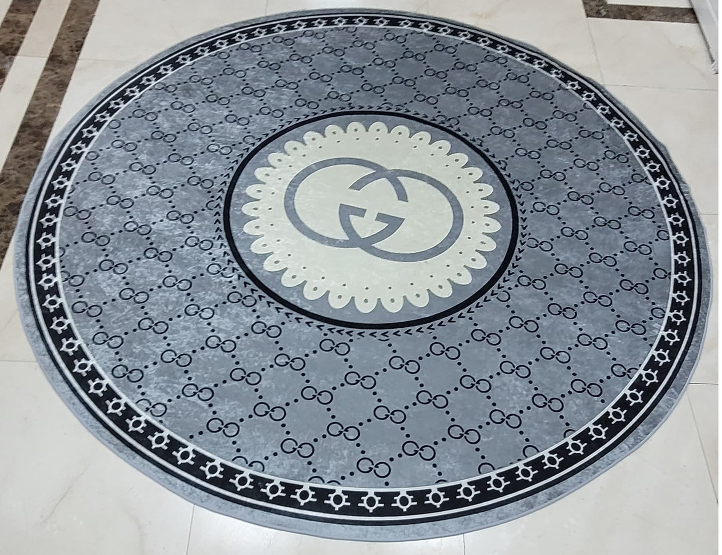Crystal carpet Circular Size 200 x 200cm►6.56 x 6.56ft