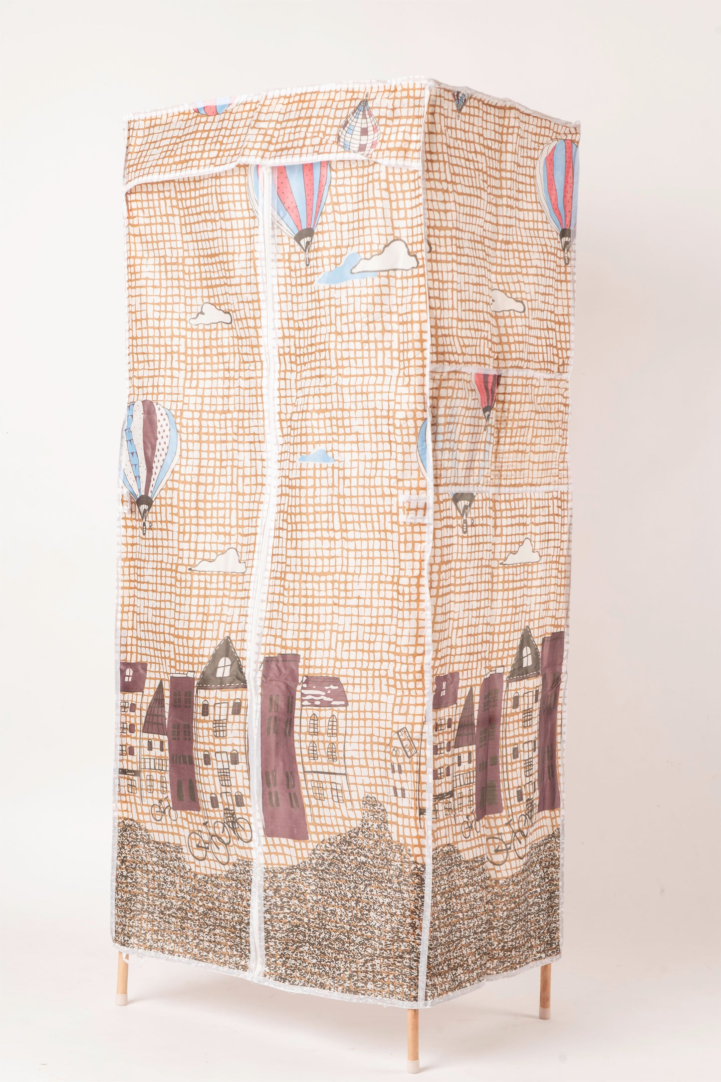 Brand New Stylish, Portable, and Durable Fabric Cabinet Wardrobe for Organized Storage