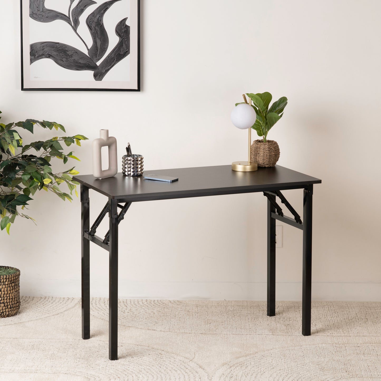 Brand New Foldable Office Desk – Modern, Sturdy & Space-Saving Computer Desk