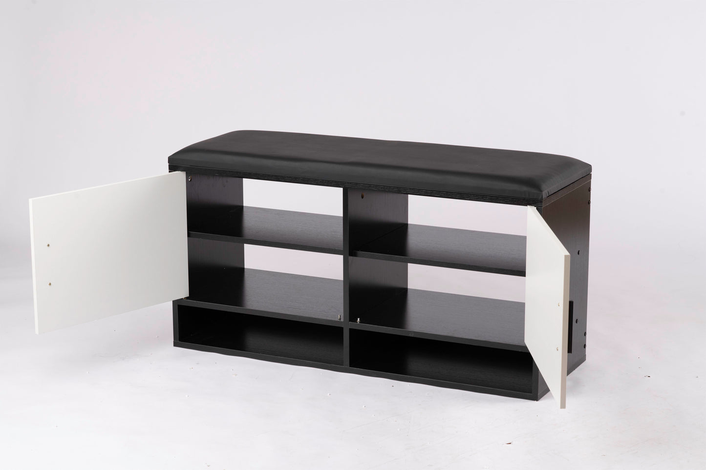 Stylish & Practical: Brand New Shoe Cabinet with Bench - Shoe Organizer 100x35x51cm