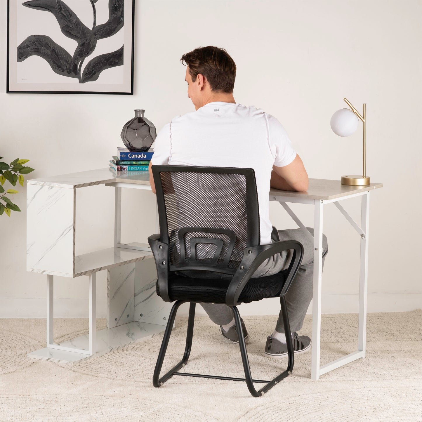 Brand New L-Shape Office Desk – Sturdy Modern Computer Desk for Efficient Multi-Tasking