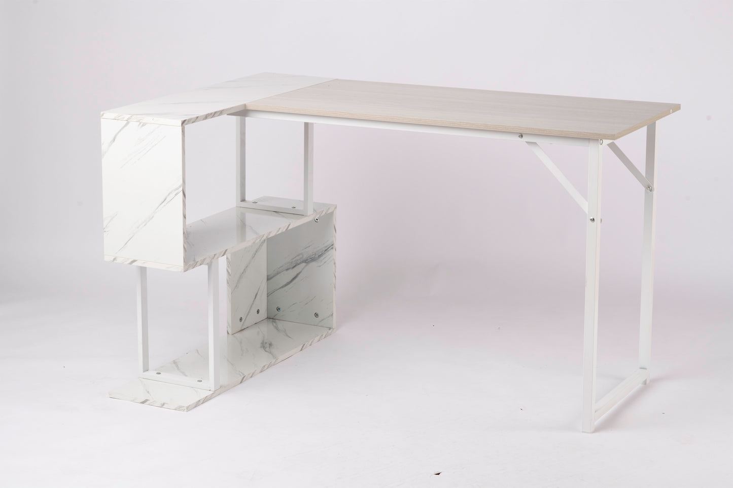Brand New L-Shape Office Desk – Sturdy Modern Computer Desk for Efficient Multi-Tasking