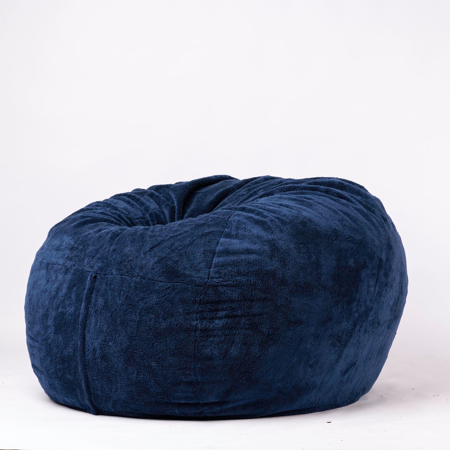 Giant Foam-Filled Bean Bag Chair - 4ft Faux Fur