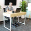 Office Desk Table - Modern Computer Desk with two Drawers  120x55x75cm 