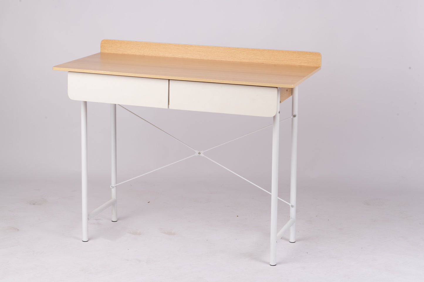 Bureau d'ordinateur élégant avec 2 tiroirs