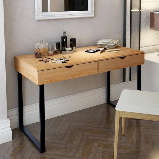 Office Desk Table - Modern Computer Desk with two Drawers  120x55x75cm 