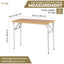 Modern Foldable Office Desk – Sturdy & Space-Saving