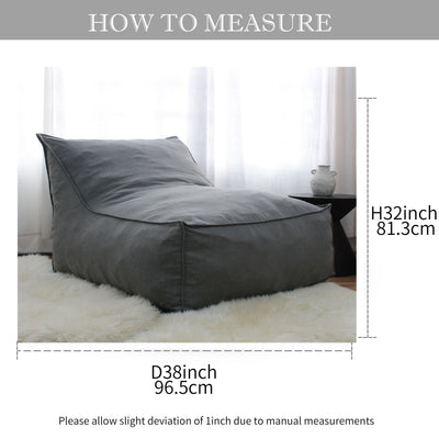Ultimate Comfort L-shaped Bean Bag