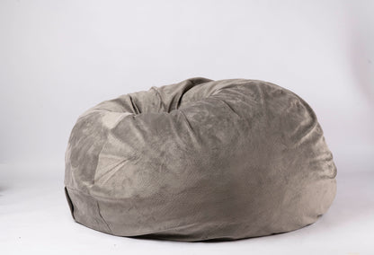 Brand New Giant Foam-Filled Bean Bag for Lounging, Gaming and Relaxation - Ball shape - Faux Fur 5.5 ft