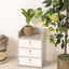 Brand New Pretty Bedside Table with 3 Drawers & Locks