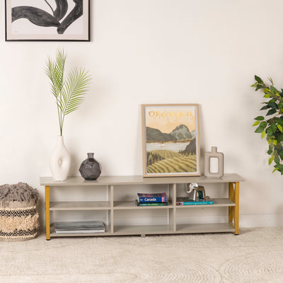 Solid Modern TV Console Table