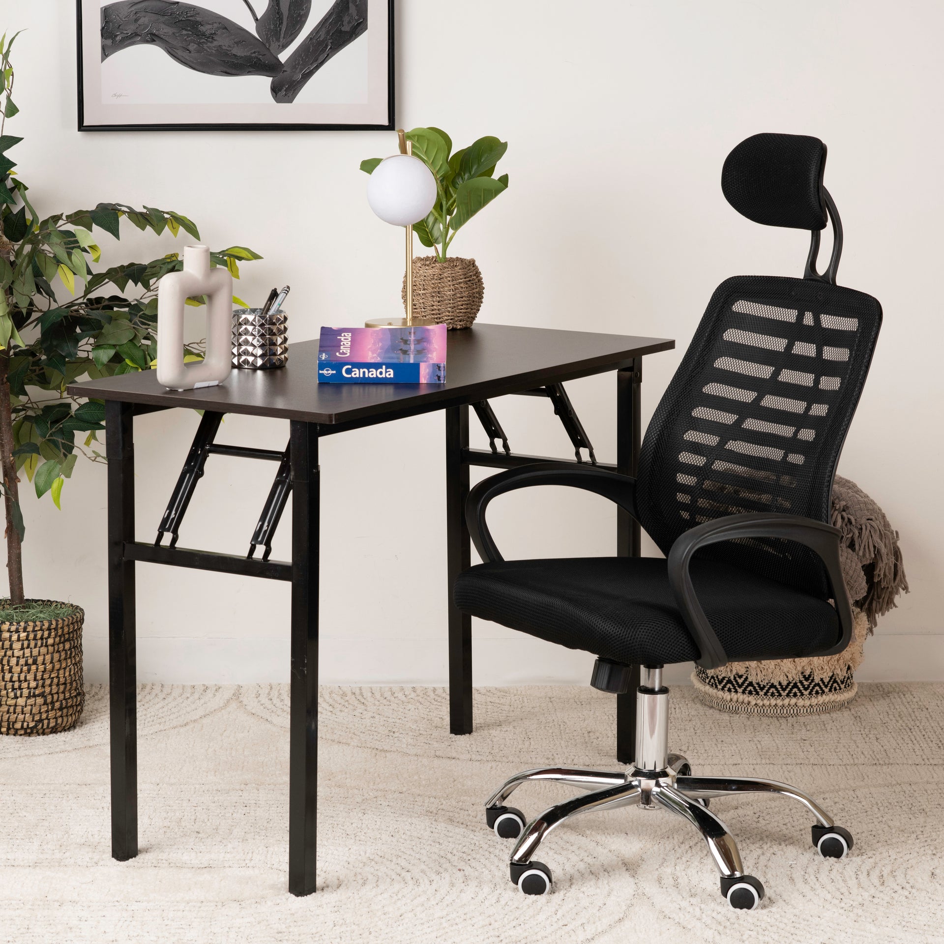 Upgrade Your Comfort: Brand New Office Chair with Headrest – Ergonomic, Breathable & Cost-Effective