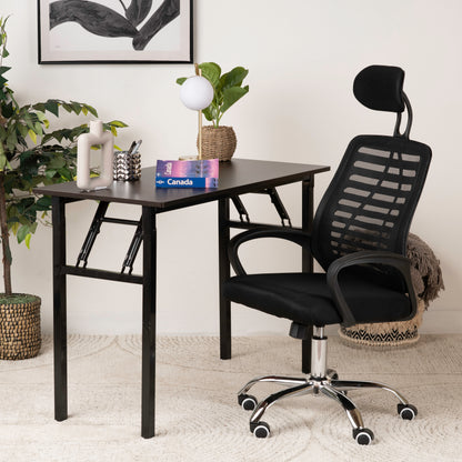 Upgrade Your Comfort: Brand New Office Chair with Headrest – Ergonomic, Breathable & Cost-Effective