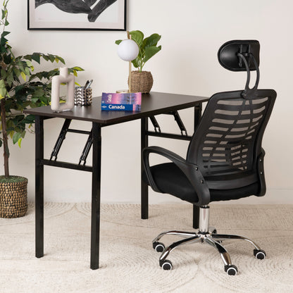 Upgrade Your Comfort: Brand New Office Chair with Headrest – Ergonomic, Breathable & Cost-Effective