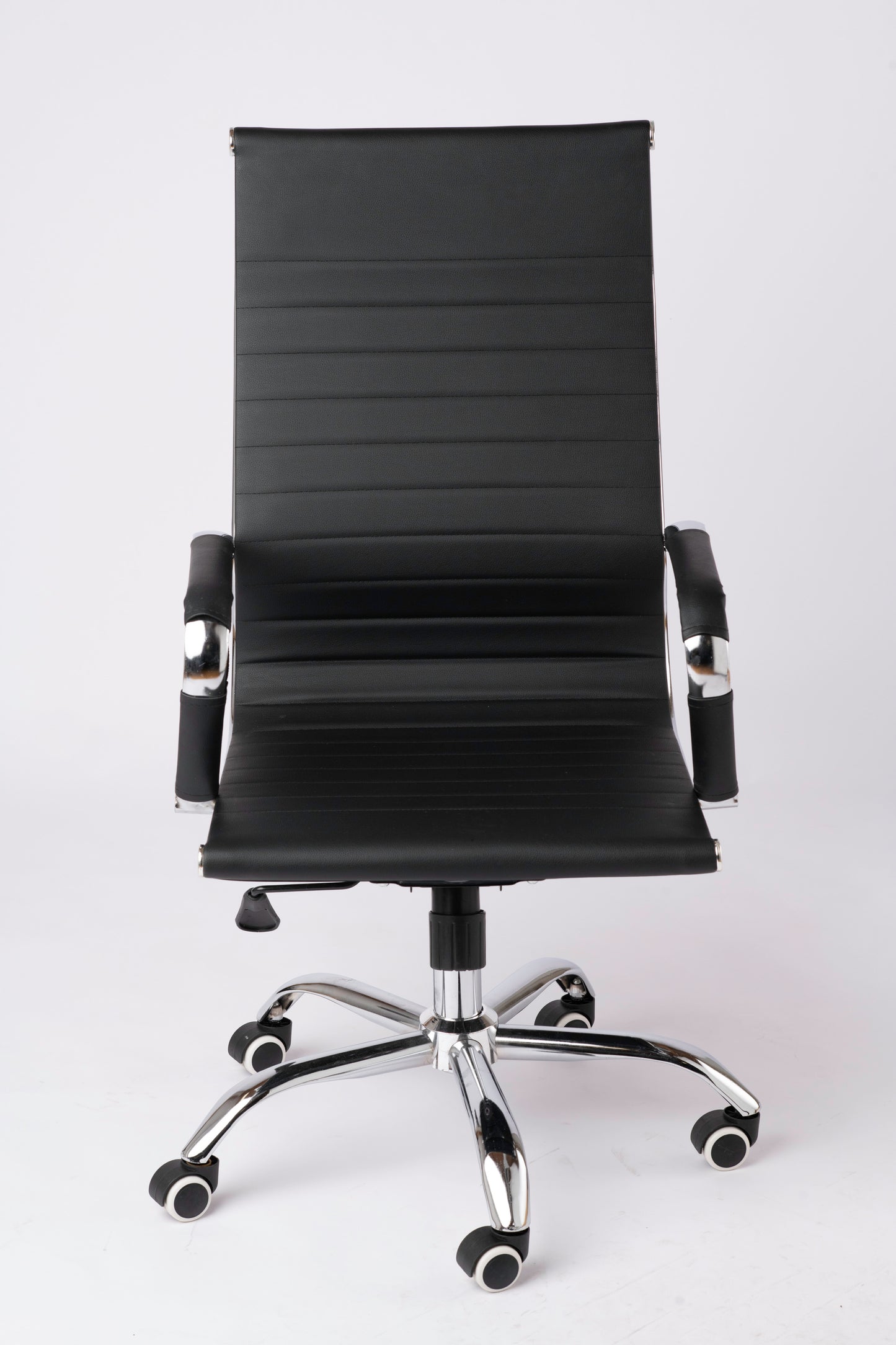 Office or Waiting Room Chair with Higher Backrest – Brand New Ergonomic Leather Chair with Lumbar Support