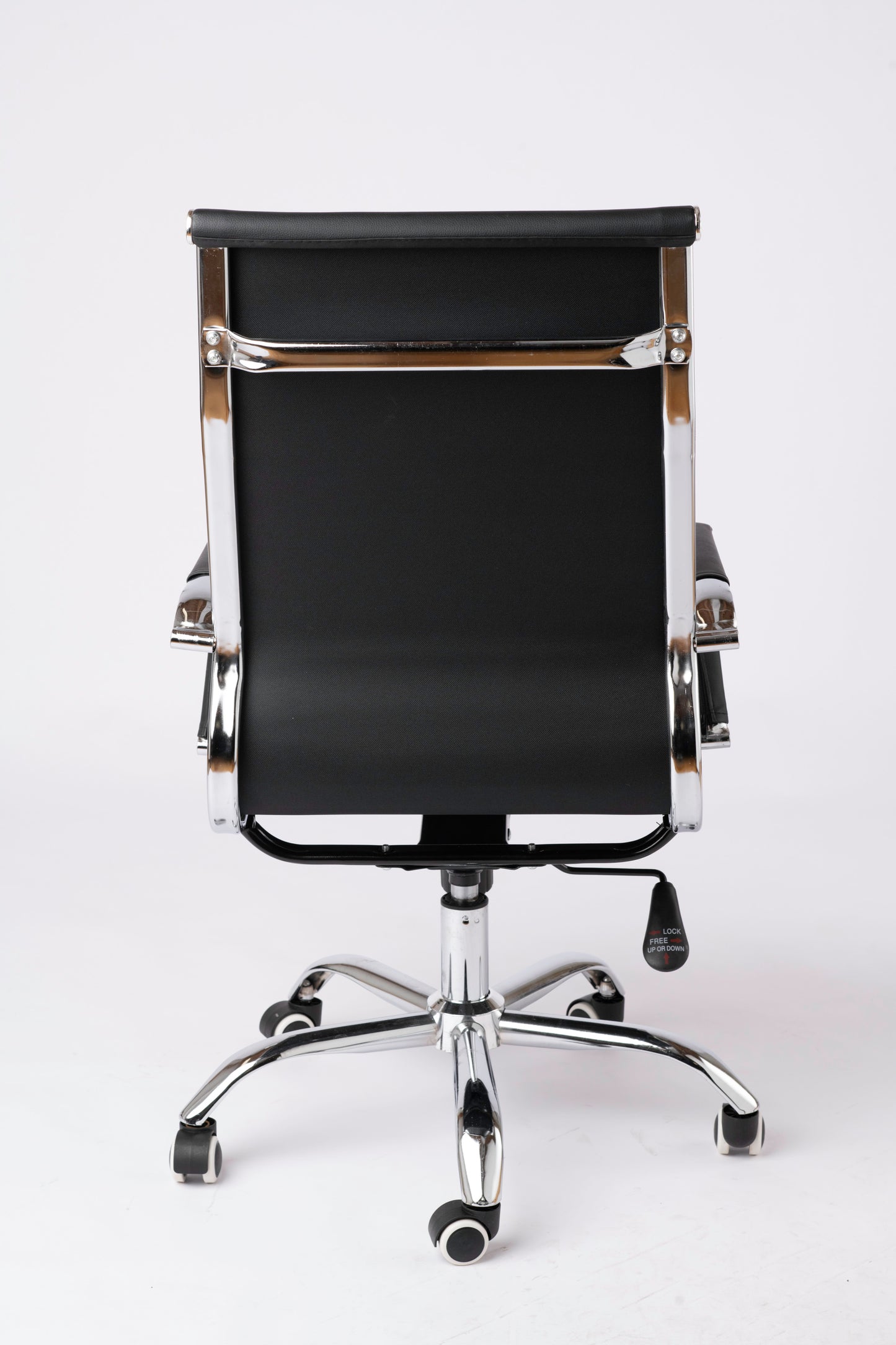 Office or Waiting Room Chair with Higher Backrest – Brand New Ergonomic Leather Chair with Lumbar Support