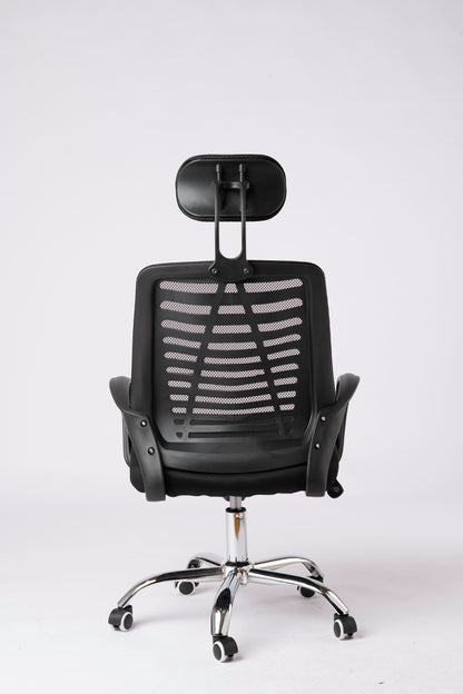 Upgrade Your Comfort: Brand New Office Chair with Headrest – Ergonomic, Breathable & Cost-Effective