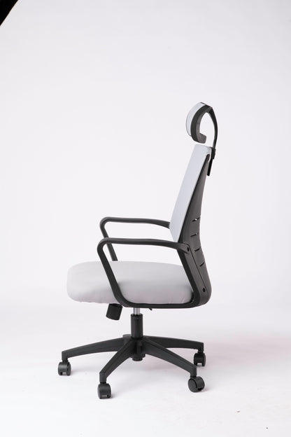 Brand New Office Chair with Headrest: Ergonomic Mesh Design – Lumbar Support, Breathable & Comfortable