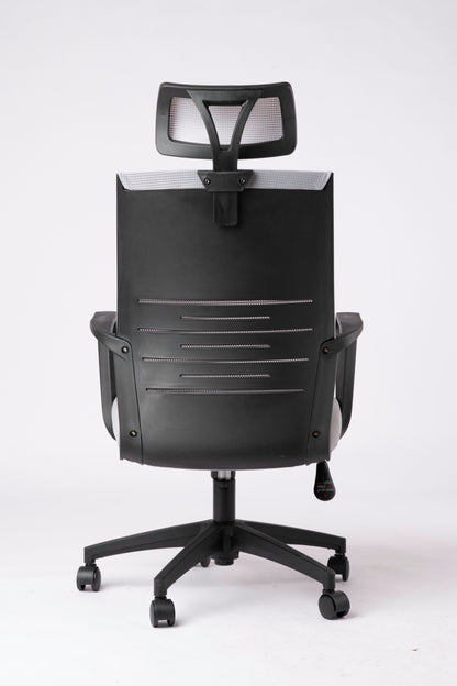 Brand New Office Chair with Headrest: Ergonomic Mesh Design – Lumbar Support, Breathable & Comfortable
