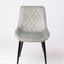 Chaise de salle à manger luxueuse en velours – Moderne et confortable
