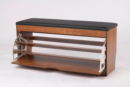 Stylish & Functional: Brand New Shoe Cabinet Bench Organizer – 100x30x52cm
