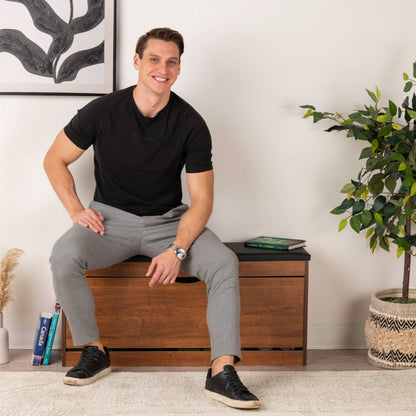 Stylish & Functional: Brand New Shoe Cabinet Bench Organizer – 100x30x52cm