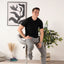 Stylish Leather Dining Chair – Modern & Comfortable