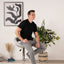 Stylish Leather Dining Chair – Modern & Comfortable