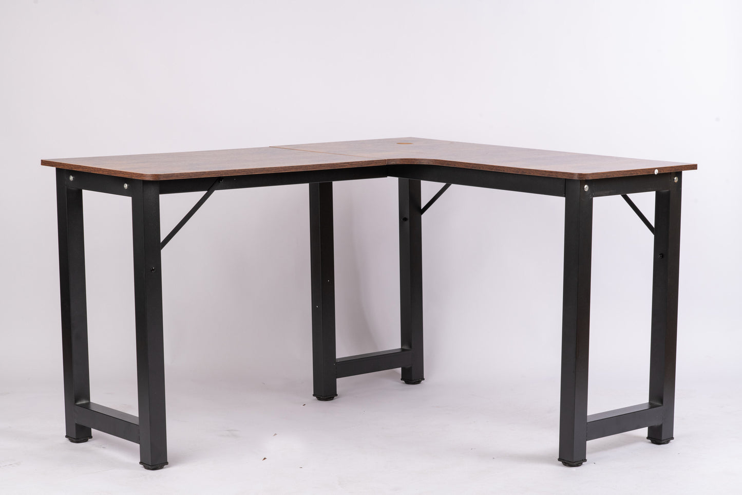 Contemporary L-Shaped Office Desk – Multi-Tasking & Space-Saving