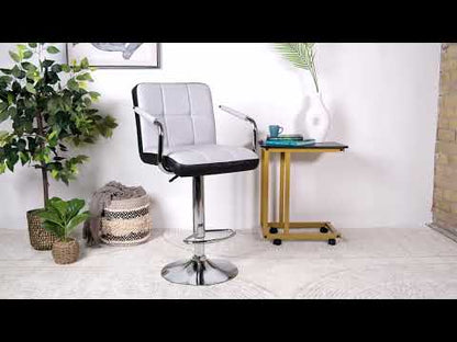 Versatile Comfort: Brand New Ergonomic Leather Chair for Office, Waiting Room, or Kitchen – Lumbar Support & Cost effective