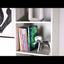 Elegant 7-Shelf Corner Bookcase Organizer