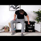 Stylish & Practical: Brand New Shoe Cabinet with Bench - Shoe Organizer 100x35x51cm