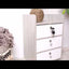 Brand New Pretty Bedside Table with 3 Drawers & Locks